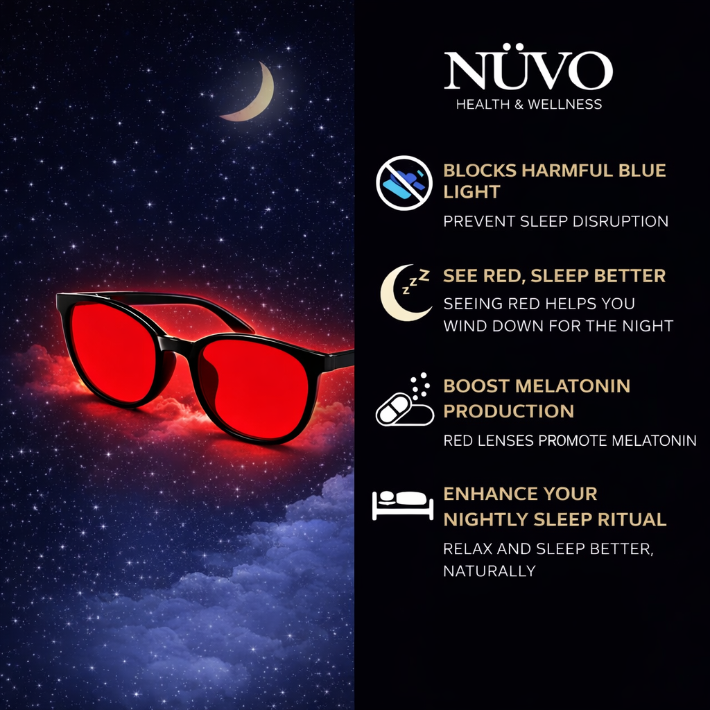 NÜVO Anti-Blue Light Sleep Glasses
