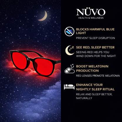 NÜVO Anti-Blue Light Sleep Glasses