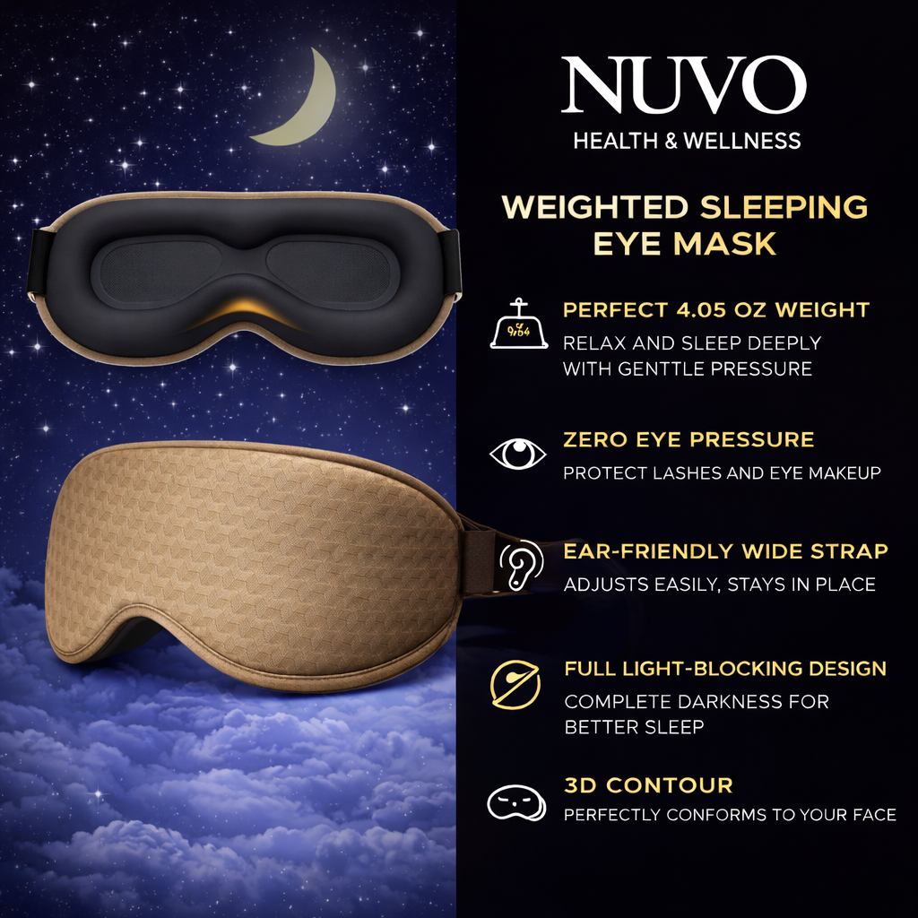 NÜVO Weighted Sleeping Eye Mask