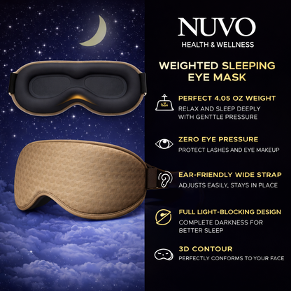 NÜVO Weighted Sleeping Eye Mask